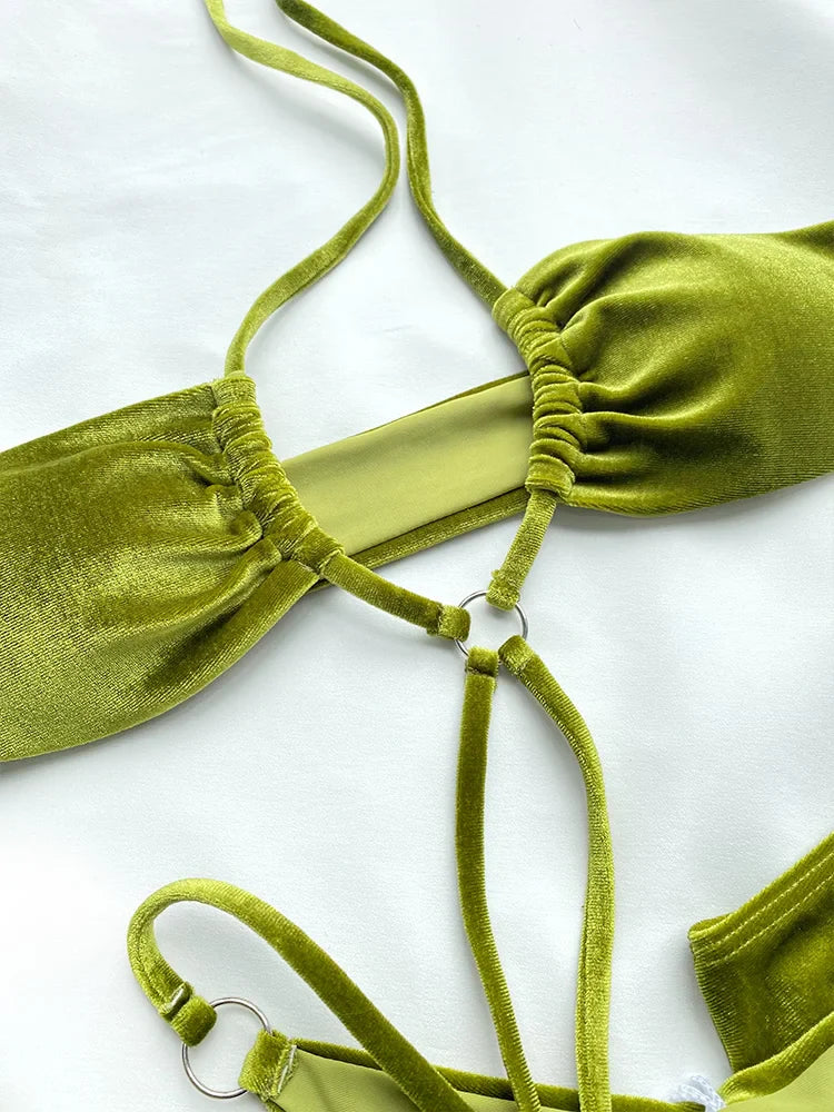 Raw kut Three piece swimsuit - Sexikinis Swim