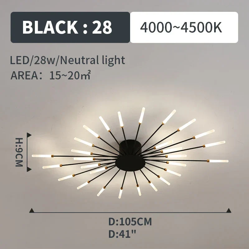 LED Fireworks Pendant Lamp