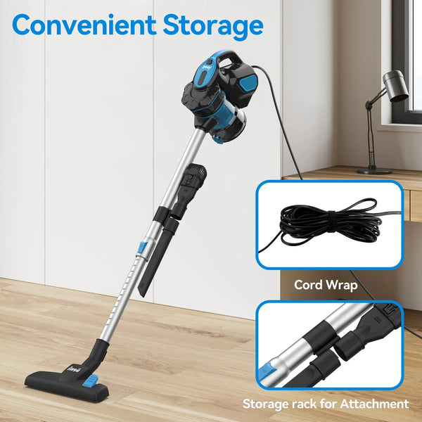 Vacuum Cleaner  18Kpa Powerful Suction 600W Motor Stick Handheld Vaccum Cleaner BLAKHOM