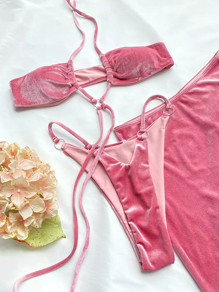 Raw kut Three piece swimsuit - Sexikinis Swim
