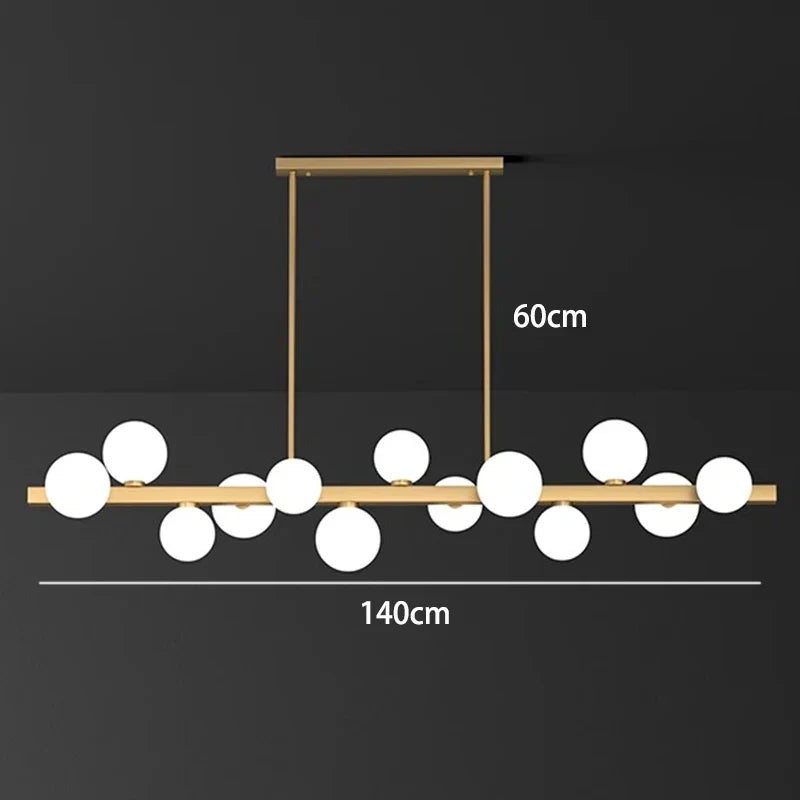 White Scandinavian LED Fixture