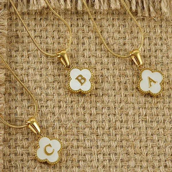 Lucky Clover Stainless Steel Pendant Necklace - Sexikinis Swim - Gifts for You 'n Me