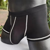 Men's Underwear Boxers Sweat-absorbing Thin Breathable - Black / L