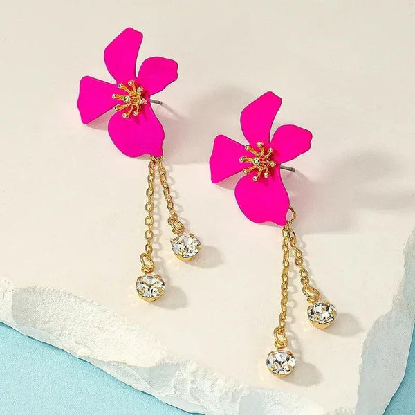 Big Flower Drop Earrings - Sexikinis Swim - Gifts for You 'n Me
