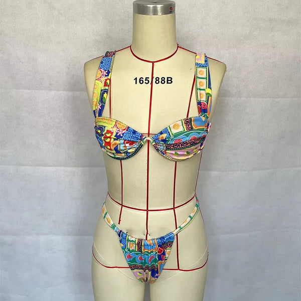 Teezer two piece swimsuit - Sexikinis Swim