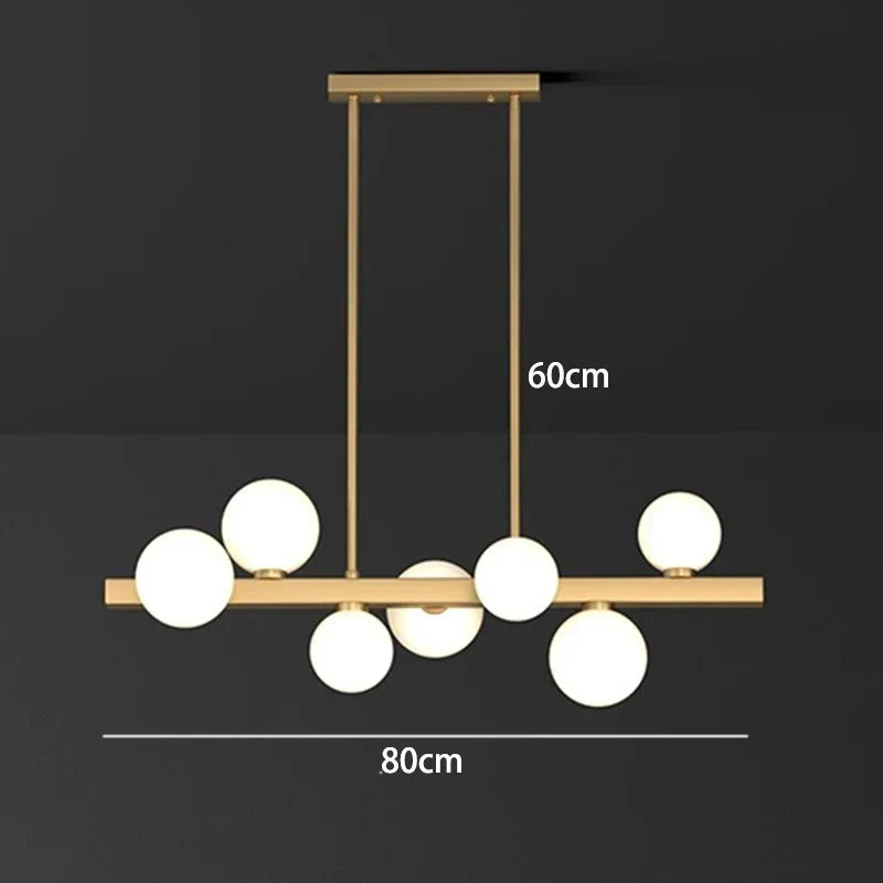 White Scandinavian LED Fixture
