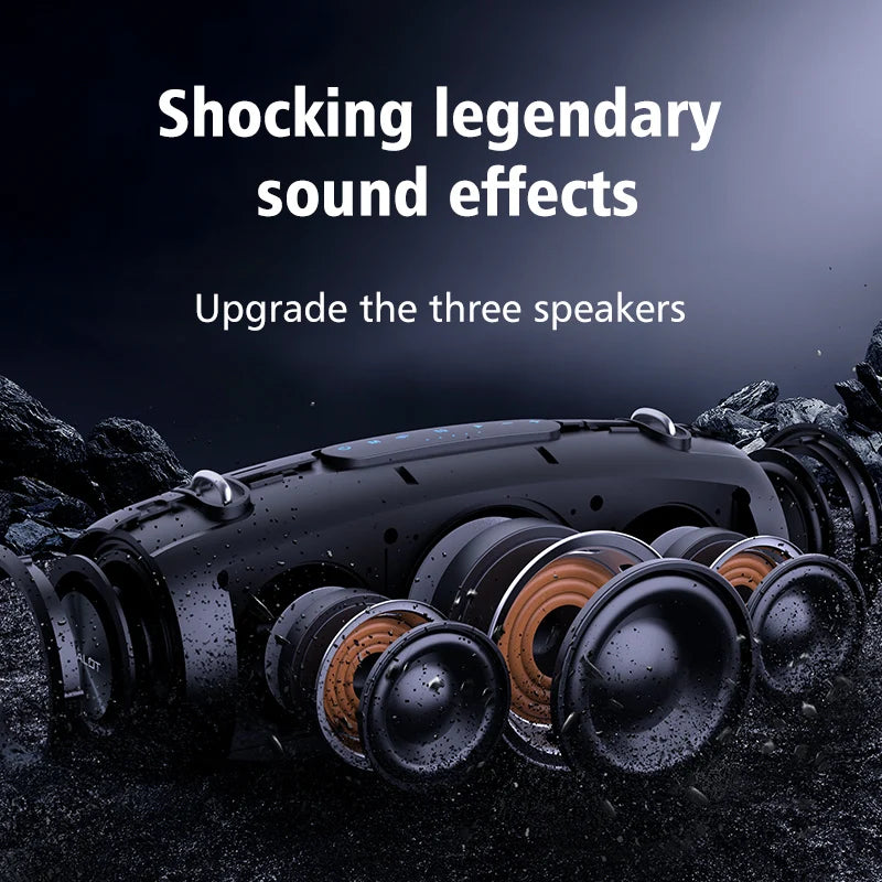 Zealot S67 Wireless Speaker WithShoulder Strap,Outdoor,Waterproof,Portable Speaker with Loud Stero and Booming Bass,40H Playtime
