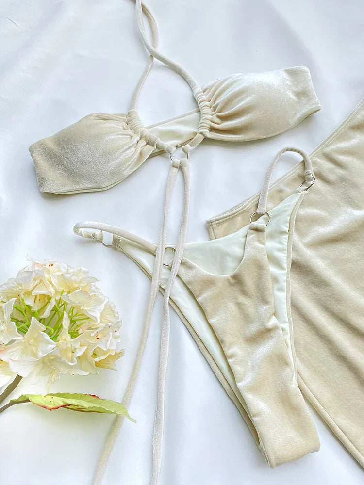 Raw kut Three piece swimsuit - Sexikinis Swim