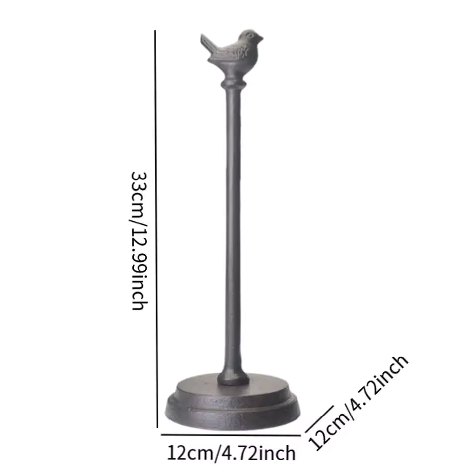 Cast Iron Animal Paper Towel Holder