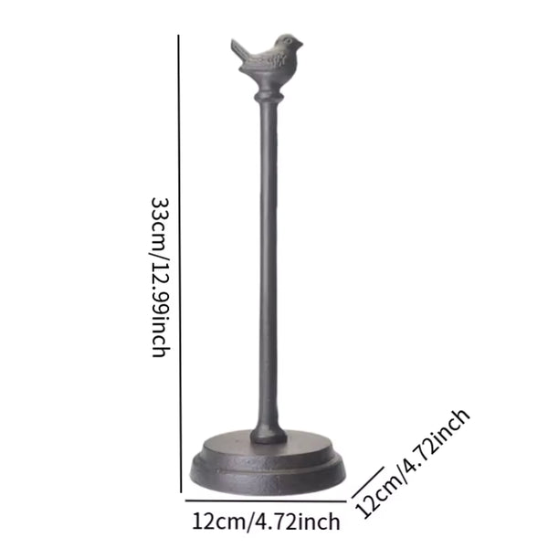 Cast Iron Animal Paper Towel Holder
