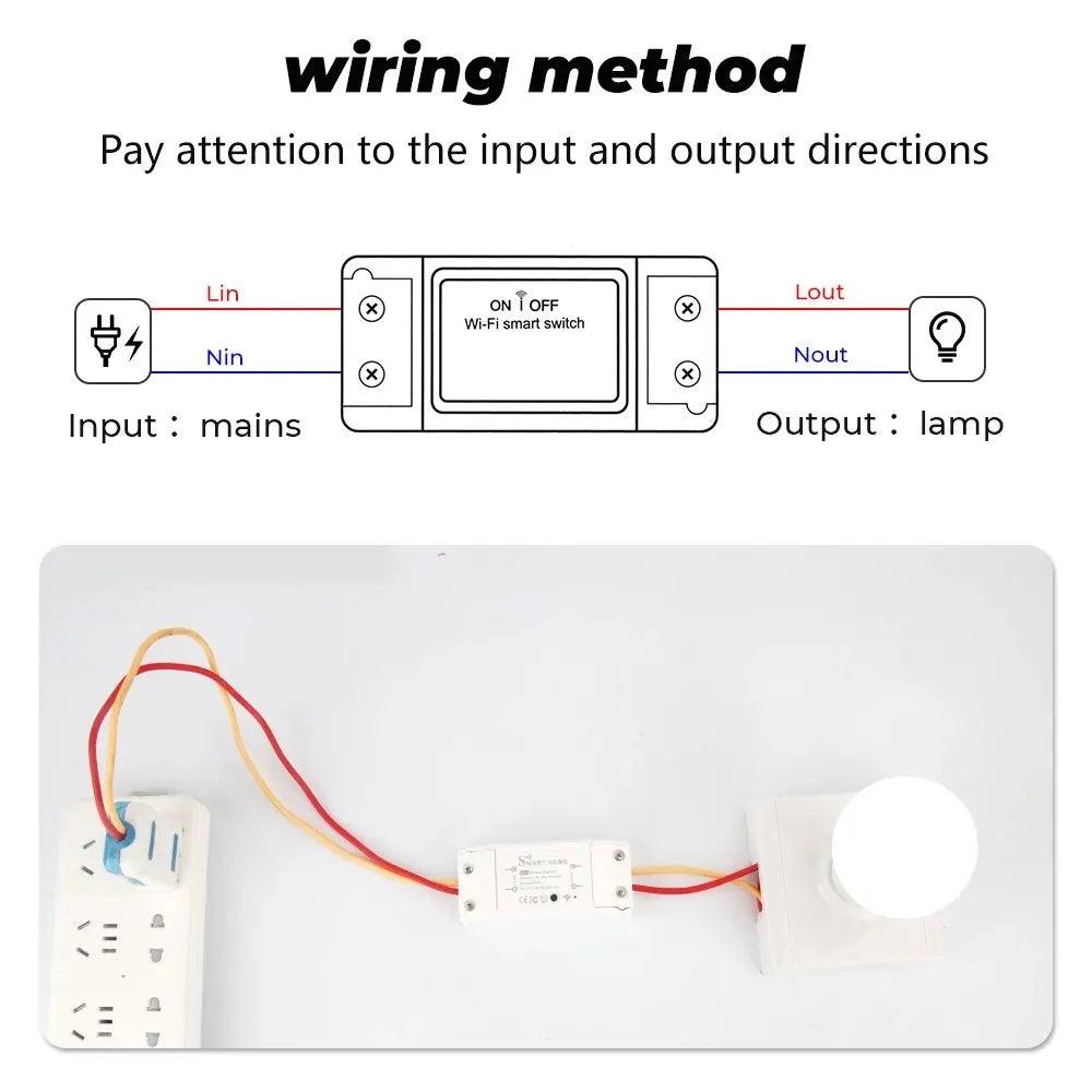 1pcs Wifi DIY Interruptor Smart Switch Wireless Remote Controller Home Control Works with Alexa Google Home