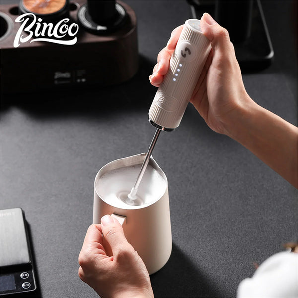 Electric Milk Frother, Wireless Handheld Blender