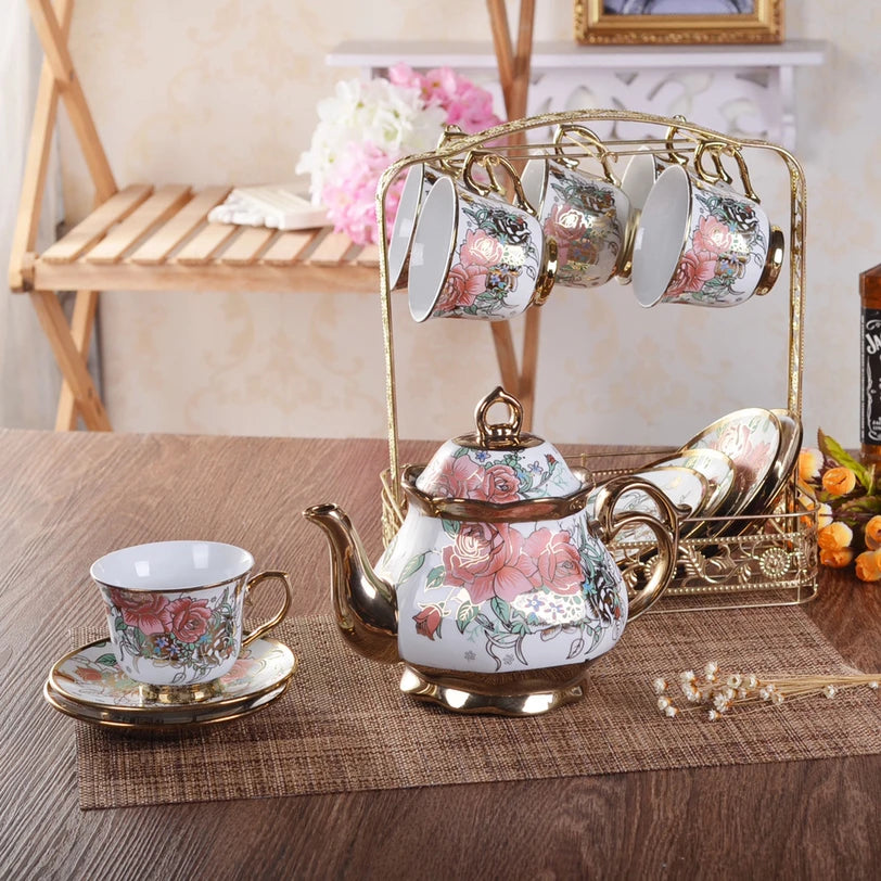 European Sle Cerc Coffee Cup And Plate Set ternoon Tea Set Electroplated Coffee Utensils 3 Piece Set ular Model