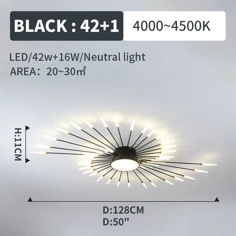 LED Fireworks Pendant Lamp
