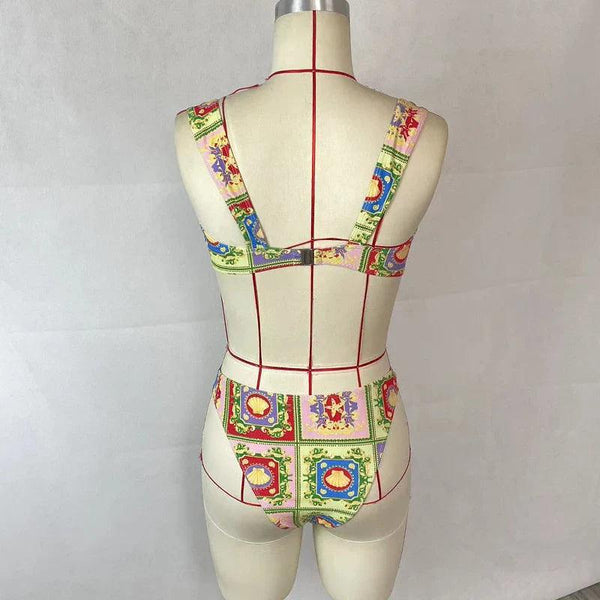Lala bae two piece swimsuit