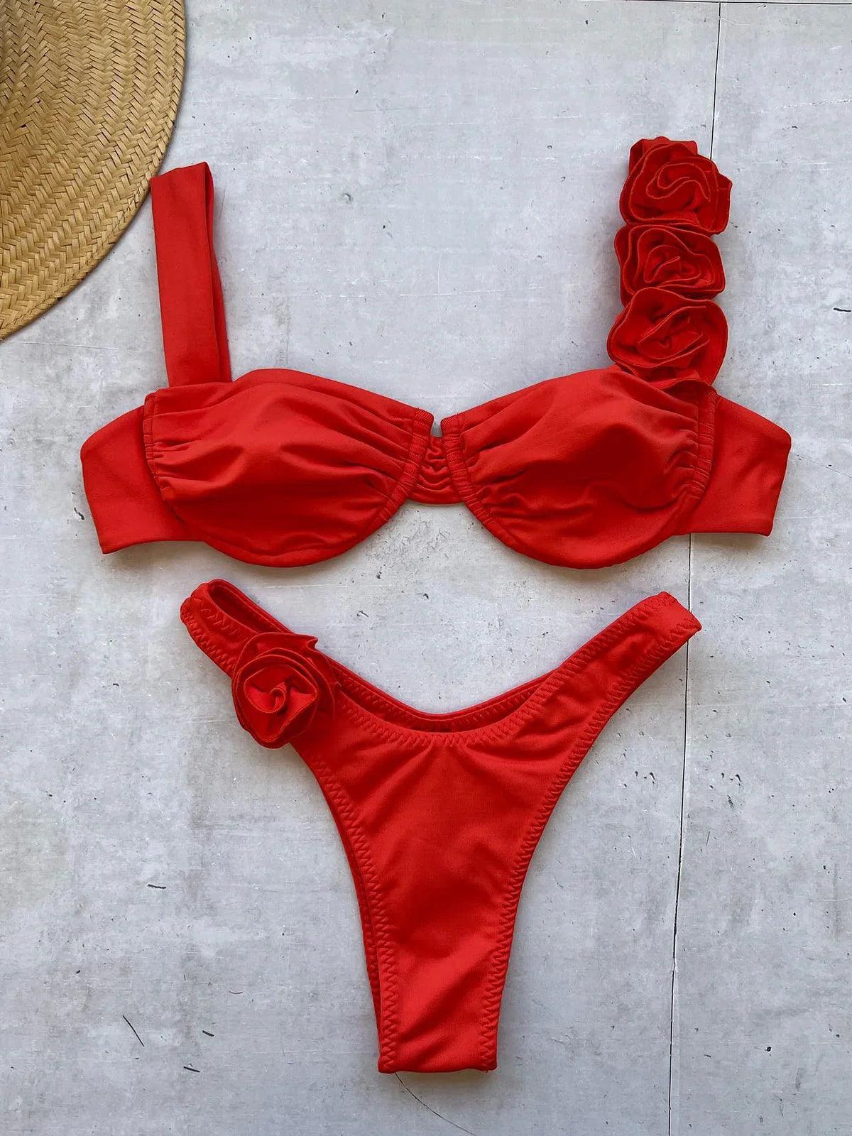 Flower Diva two piece swimsuit - Sexikinis Swim