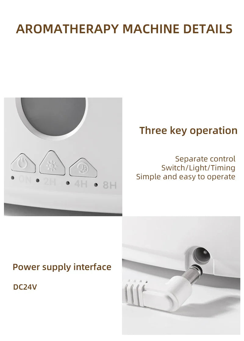 Volcano Aromatherapy Diffuser | Flame & Jellyfish Mist | 300ml