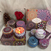 Natural Soy Wax Aromatherapy Candles With Dried Flowers