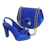 Newest Pumps Women High Heels Shoes and Bags Set JNB54