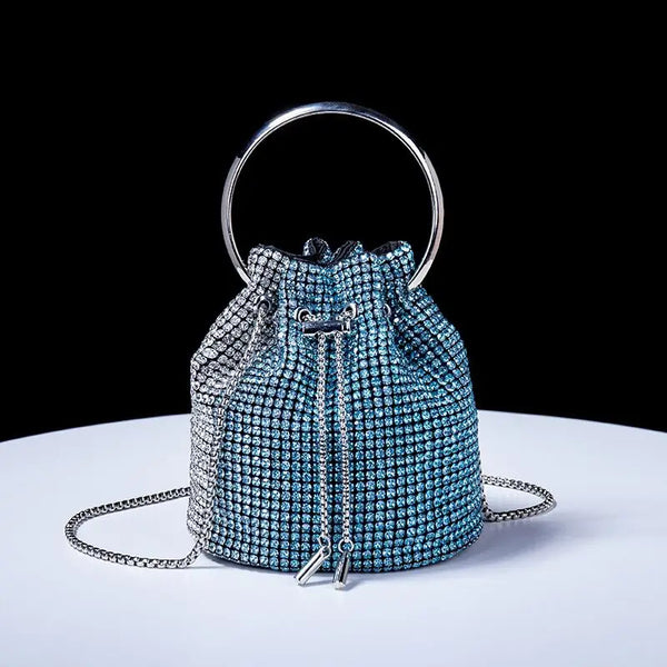 Women's bag 2024 a w bucket bags Women's inlaid diamond bag Fashion dinner women luxury single shoulder designer handbags