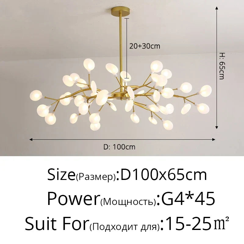 Iron Nordic Ceiling Light