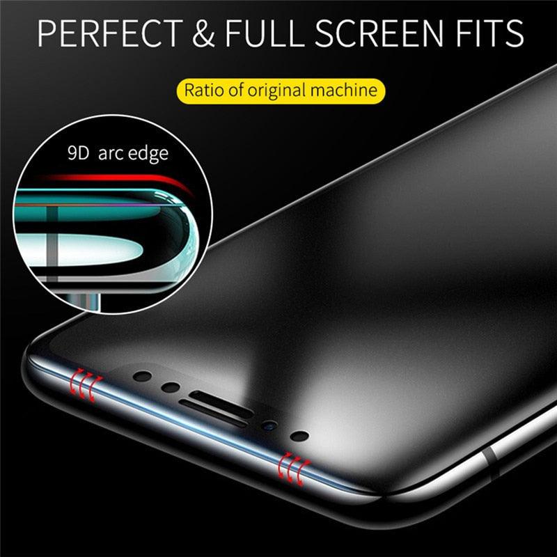 4pcs Soft Matte Ceramic Film Screen Protector for iPhone 14 13 12 Pro Max 11 XR XS X 8 7 plus SE20 Anti-broken Not Glass Film  Matte Finish Tempered Glass Screen Protector for iPhone