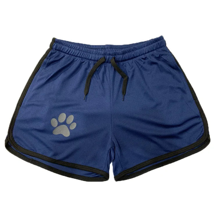 Summer fitness shorts Loose running shorts Men's jogging sports Breathable mesh shorts Thin trend men's three-quarter pants