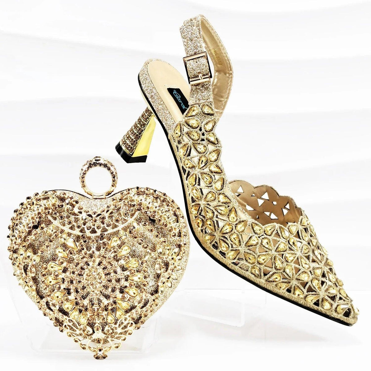 Lastest Italian Ladies Shoes with Matching Bag Set EDS1-30