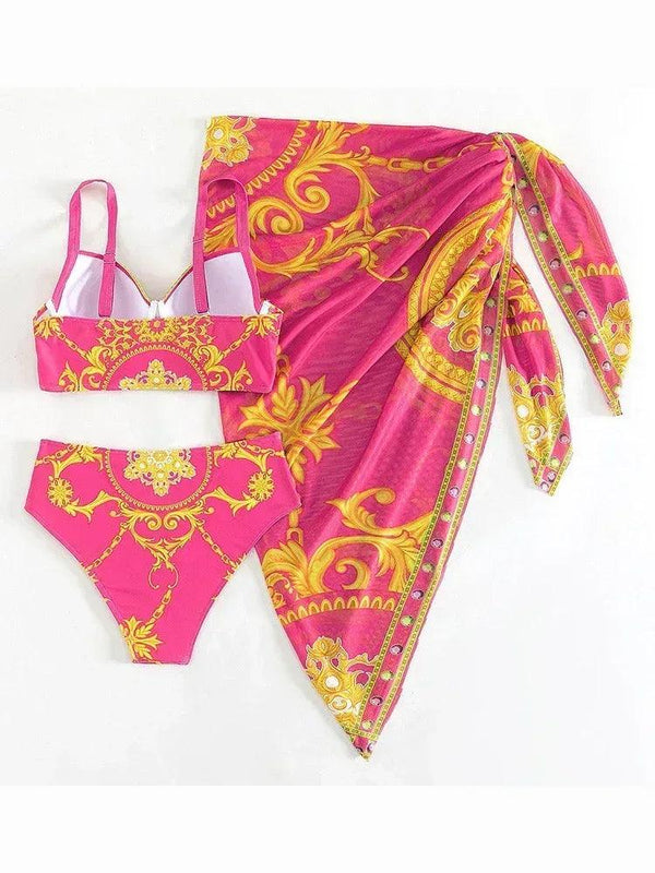 Lux three piece swimsuit summer - Sexikinis Swim - Gifts for You 'n Me
