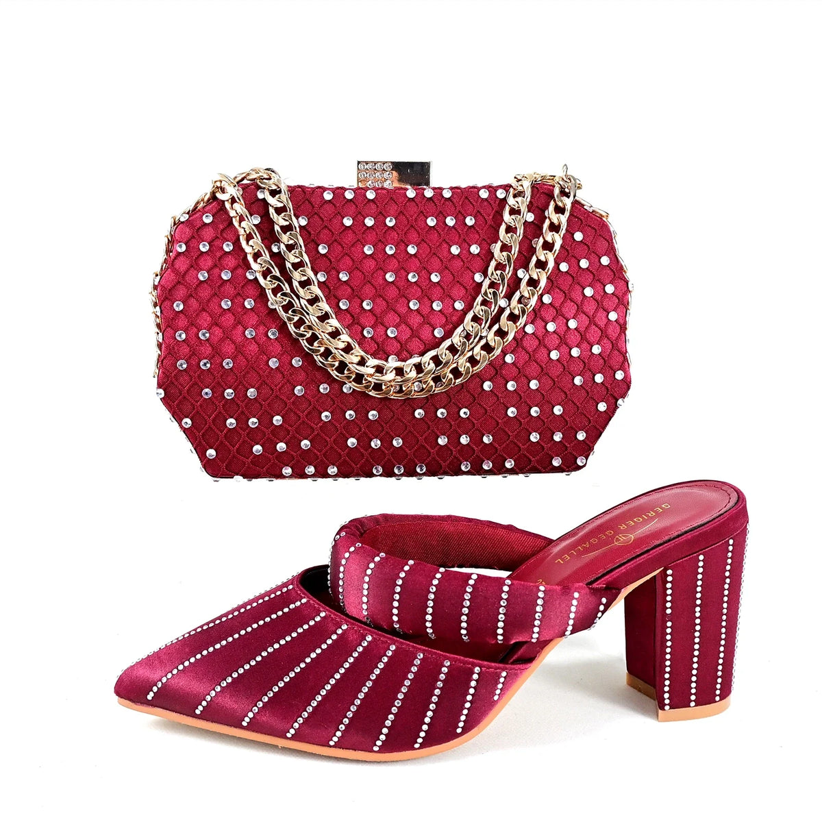 Ladies Shoes Matching Bag Set TR1-2
