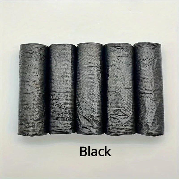 100PCS Mixed Color Garbage Bags – Thick Disposable Trash Can Liners