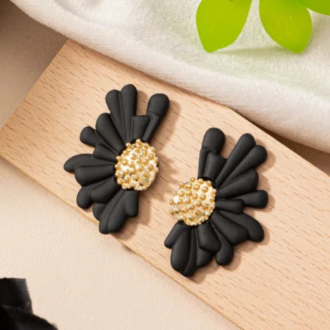 Simple Colorful  Flower Stud Earrings - Sexikinis Swim