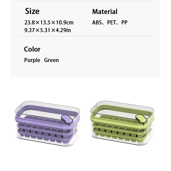 64 Grid Ice Maker Box for One Click DIY Home Bar Cocktail Tools Dipo Mall