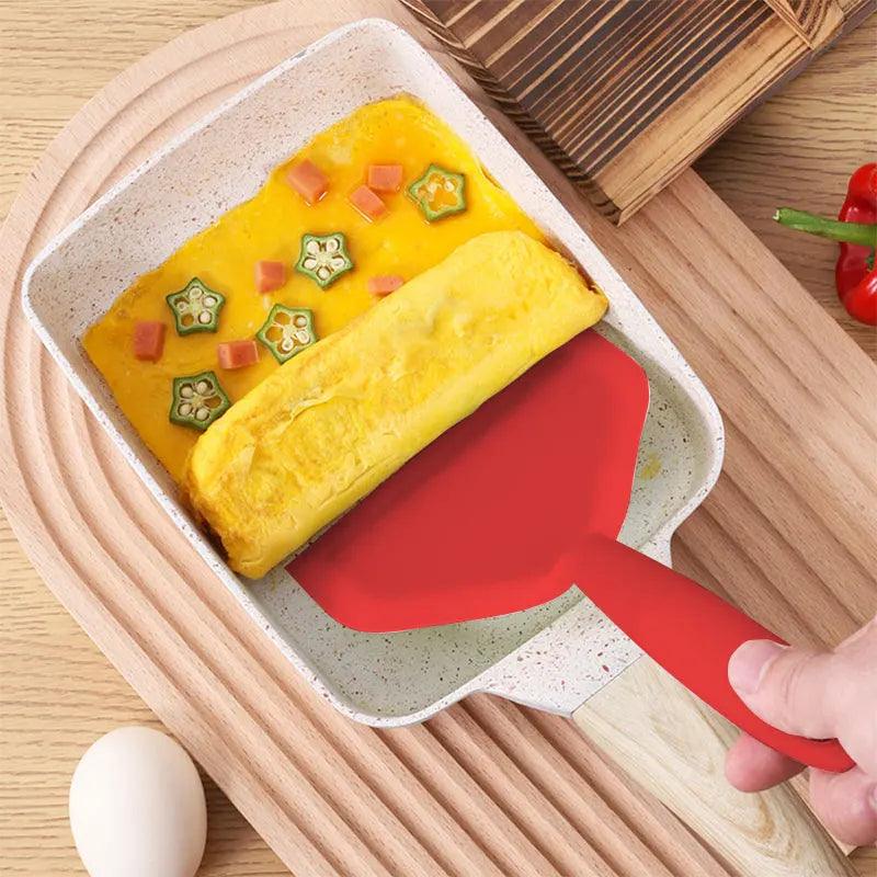 Nonstick Tamagoyaki Pan Japanese Omelette Egg Pan Rectangular Egg Roll Pan with Detachable Anti Scalding Handle for All Stove