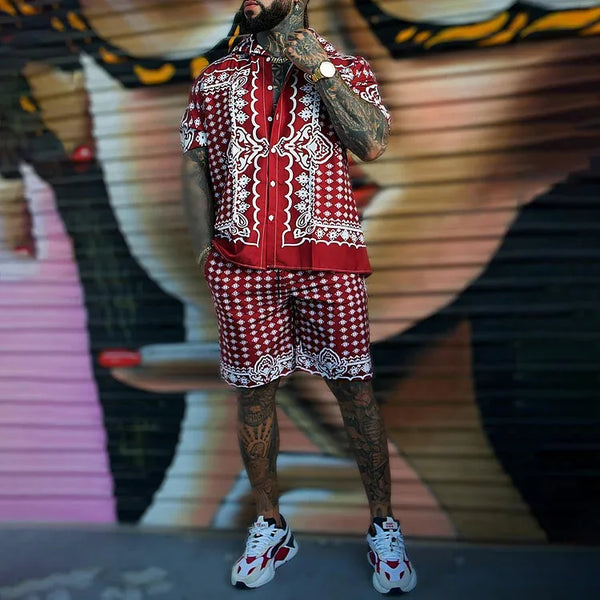 Vacation men 3D Printed Beach wear