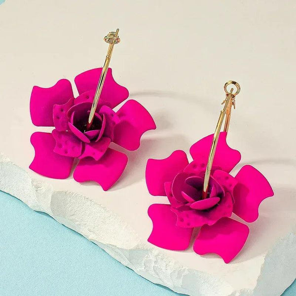 Big Flower Drop Earrings - Sexikinis Swim - Gifts for You 'n Me