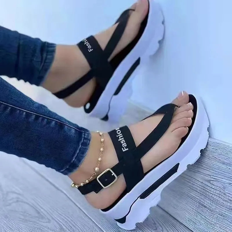 2024New Platform Women Sandals For Summer Wedges Shoes Women Platform Heels Sandalias Mujer Luxury Summer Flip Flops OneLoveCanada