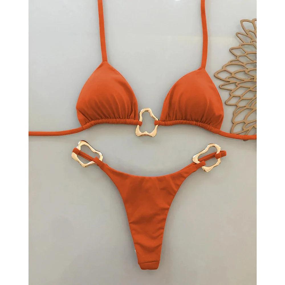 Sexy Halter Micro two piece swimsuit - Sexikinis Swim