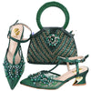 Italian Shoes And Bag Sets EDHY1-6 - Green / 42