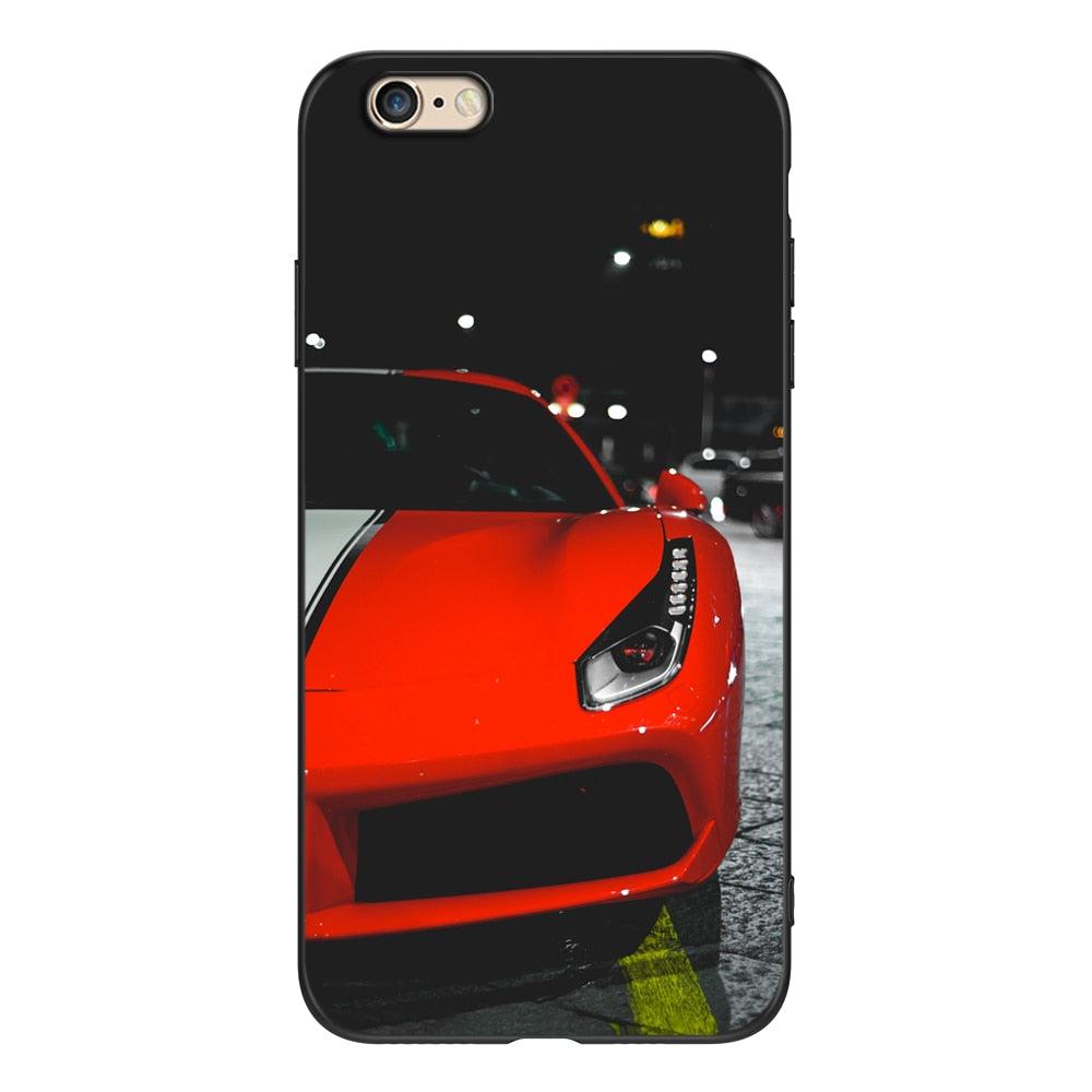 Cute Cover Soft Silicone Print Cars Print Phone Case For Iphone 5s 5 S Se 2016 4.0