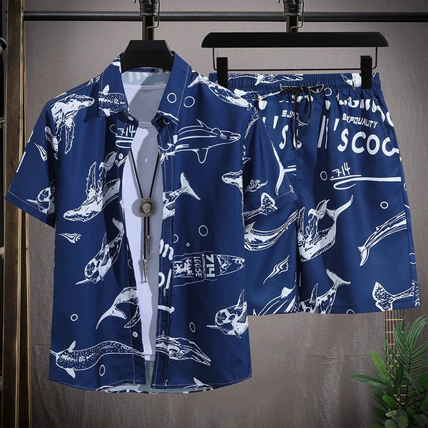 Men vacay Beach shorts Set