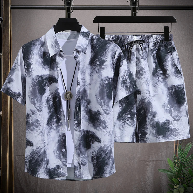 Men vacay Beach shorts Set