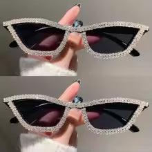 Rhinestone Cat Eye Sunglasses for Women - Party, Bar, and Nightclub Eyewear