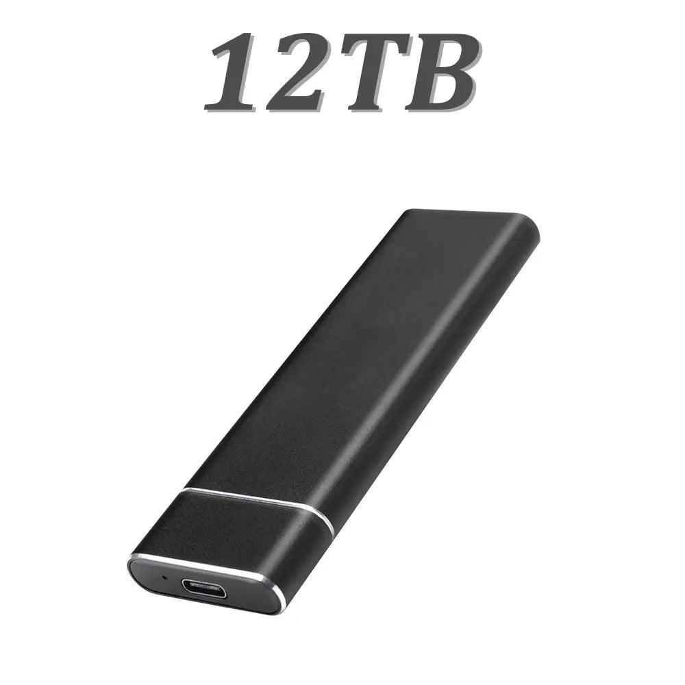 USB 3.1 high-speed external portable hard drive 4TB large capacity portable SSD solid state drive suitable for laptop MAC/PC