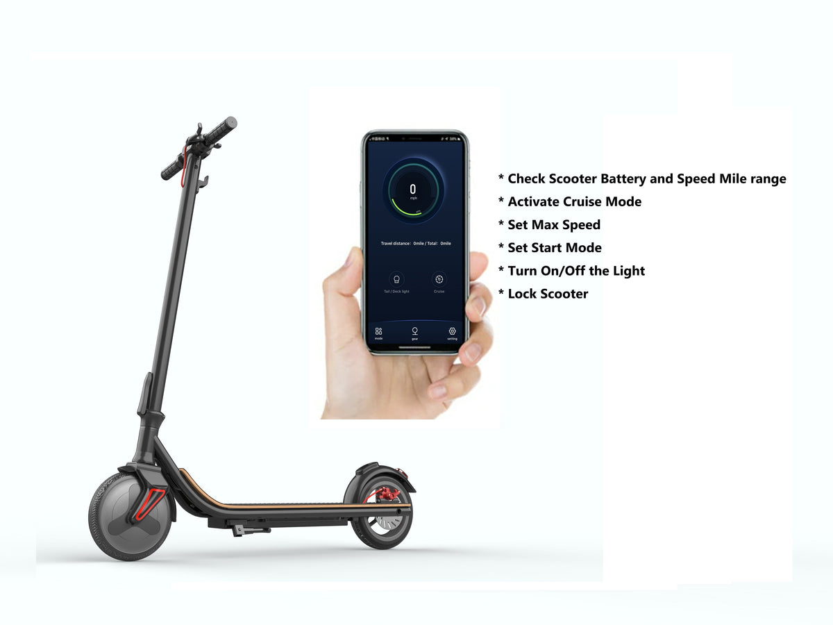 GlareWheel ES-S10X Folding Electric Scooter High Speed