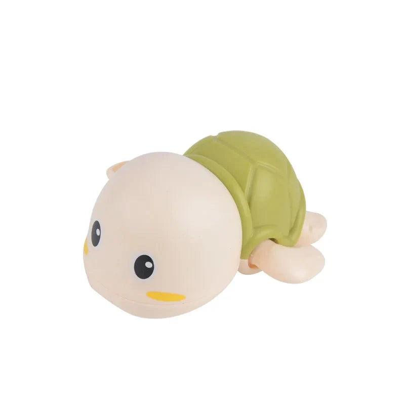 Baby bath toys for children water play small yellow duck swimming baby kids play with water duckling small turtle boys and girls