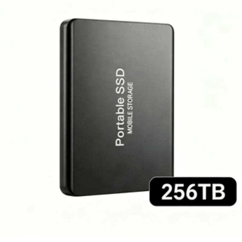 Portable External SSD, 1TB-16TB Large Capacity USB3.1 High Speed Solid State Drive, Lightweight Storage for Laptop, Desktop, Mac