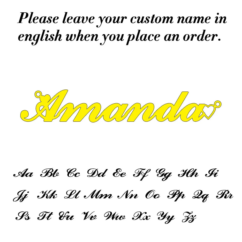 Custom Name Necklace -Sexikinis Swim