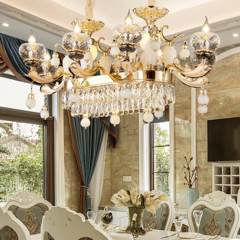 Crystal Pendant Chandelier 36-Head D152cm