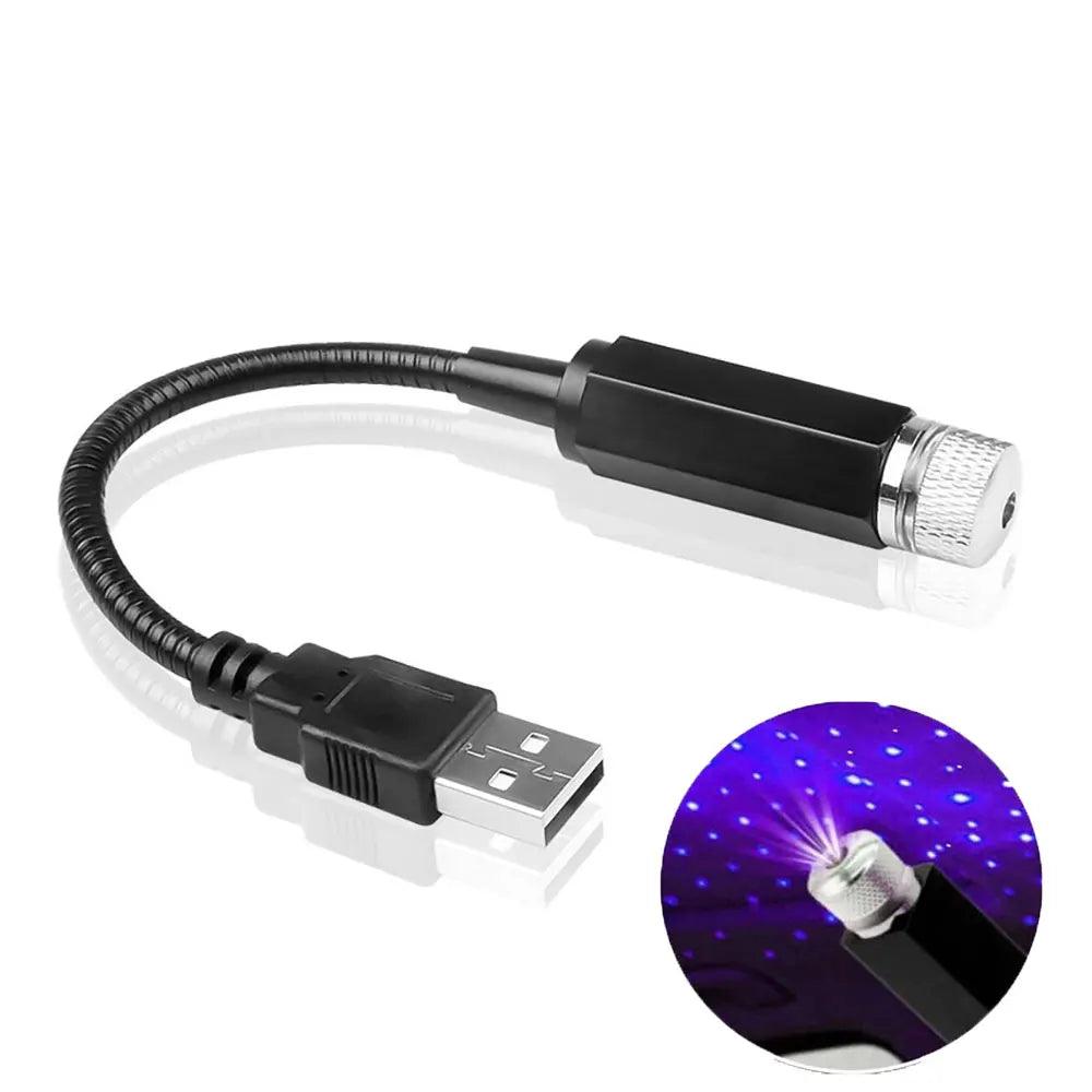 USB Powered LED Laser Starry Sky Projector Lamp for Car & Room Ceiling 5V